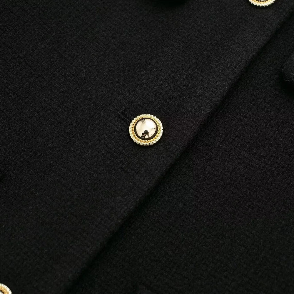Women's Casual Temperament Flip Short Jacket