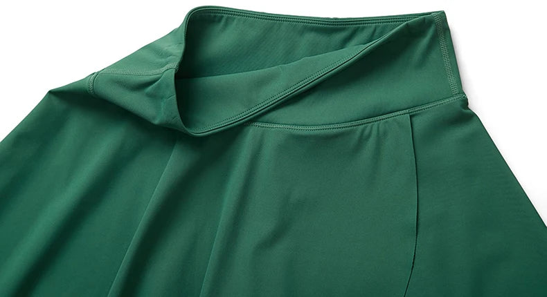 Women's High Waist Tennis Skirt with Pockets - Quick Dry Athletic Skort