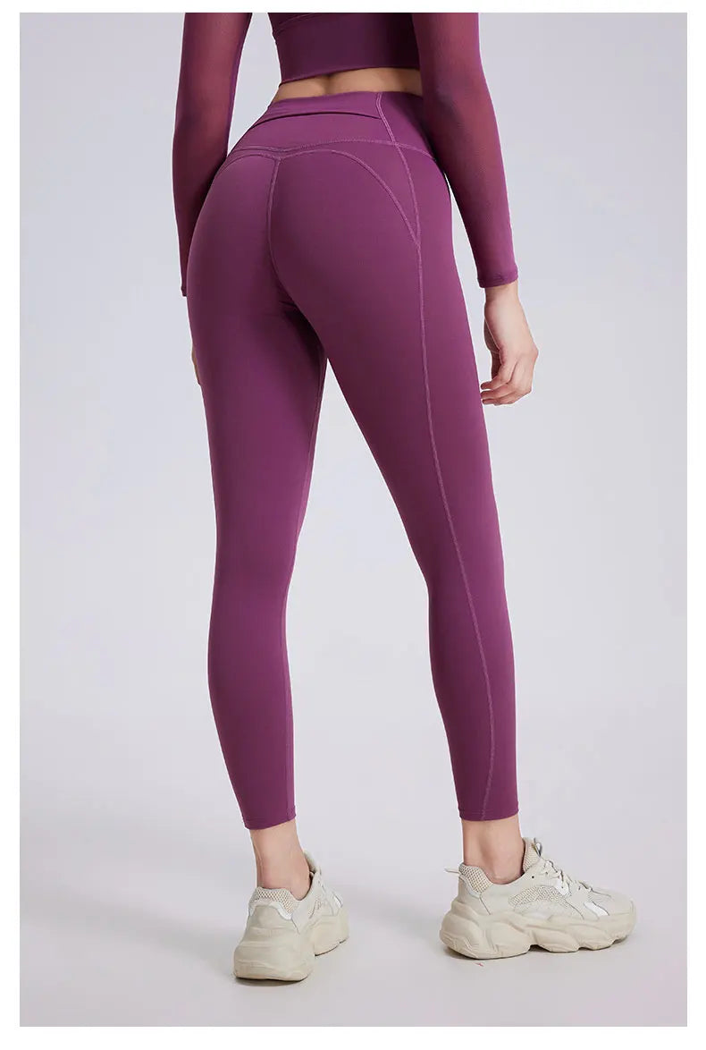 Women's Two Pieces Fitness Yoga Set - Gym Suit Super Stretch Breathable Running Sportswear Activewear Workout Set