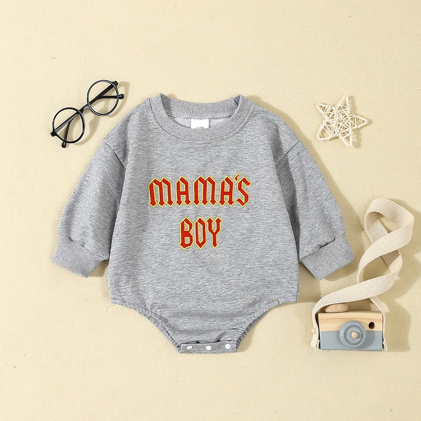 Family Matching Boys Girls Romper/Sweatshirt Set - Long Sleeve Letter Print Pullovers (0-4Y)