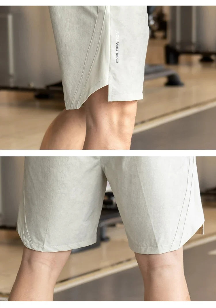 Men's Sports Gym Breathable Tennis Quick-Drying Badminton Running Sportwear Activewear Shorts