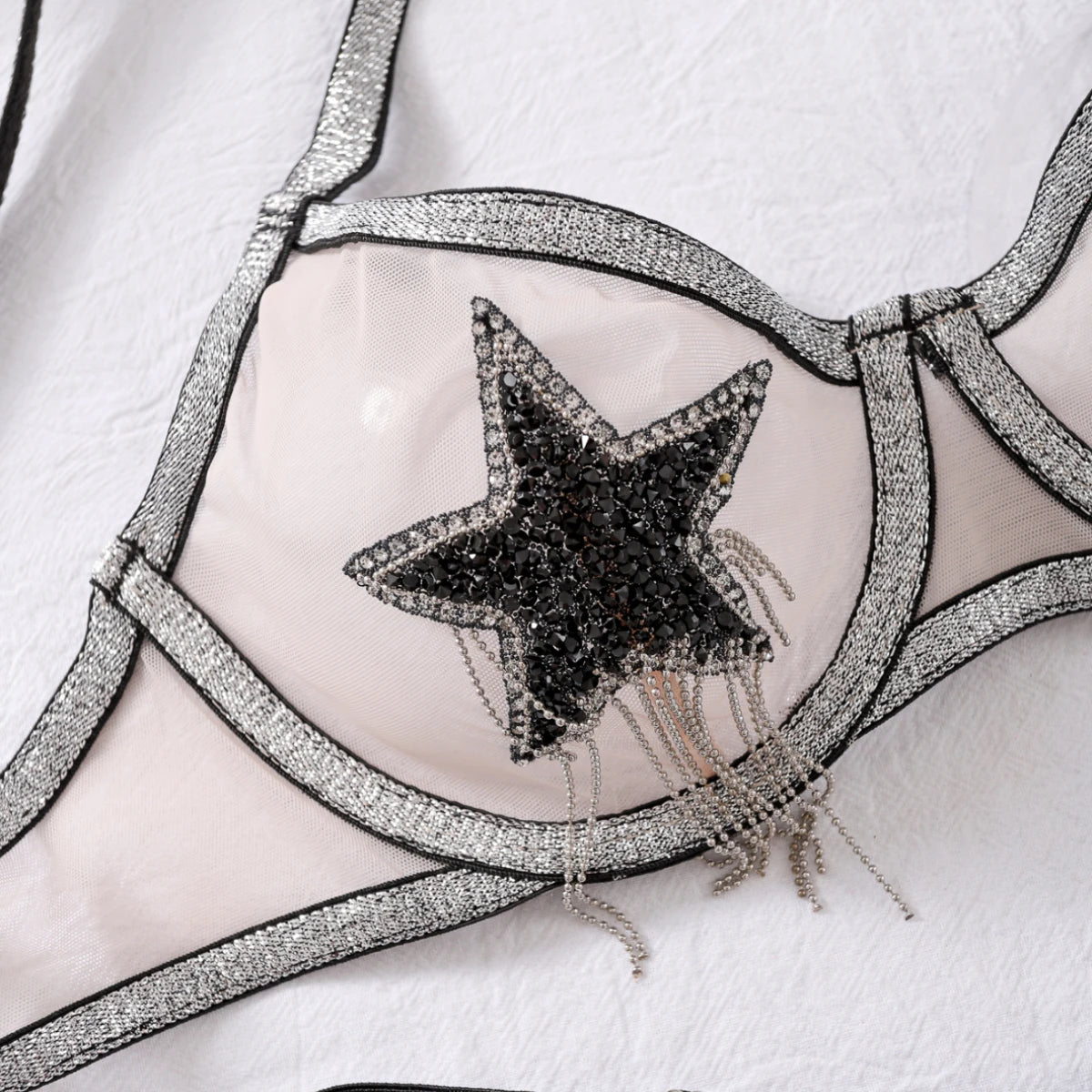 Women's Star Tassels Micro Lingerie