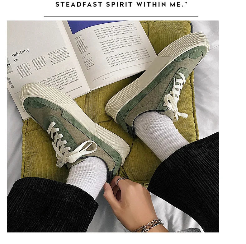 Men's Sneakers Casual Canvas Skateboard Shoes