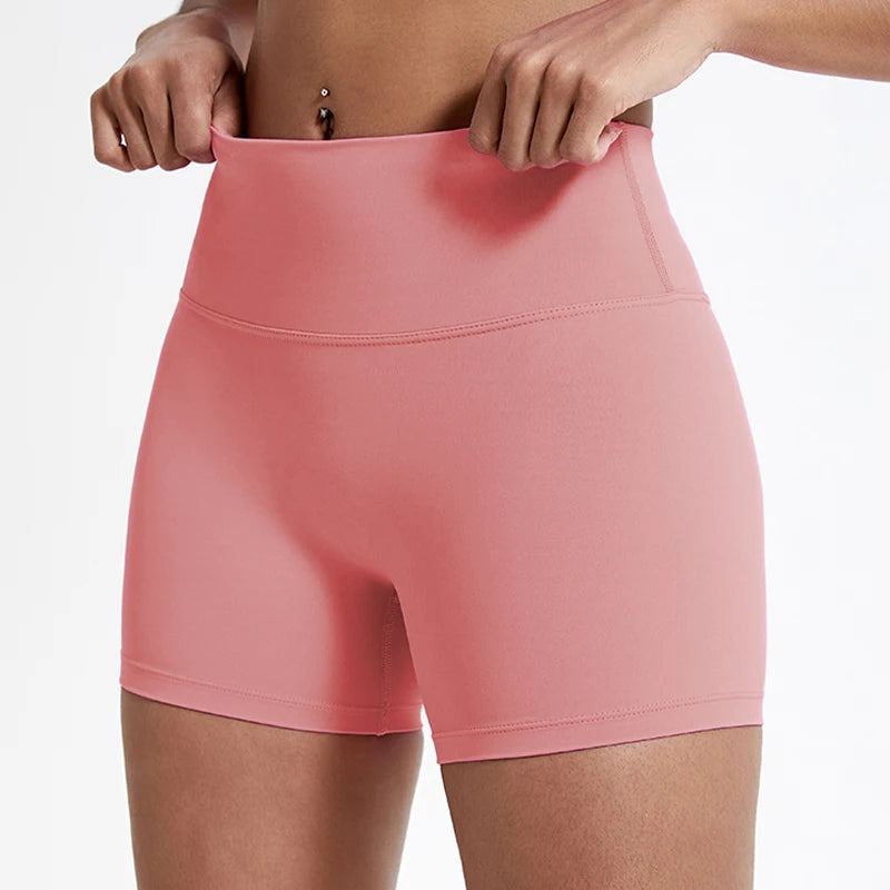 Women's Running Sports Buttock Lift Gym Leggings Cycling Slim Fit Workout High Waist Yoga Shorts