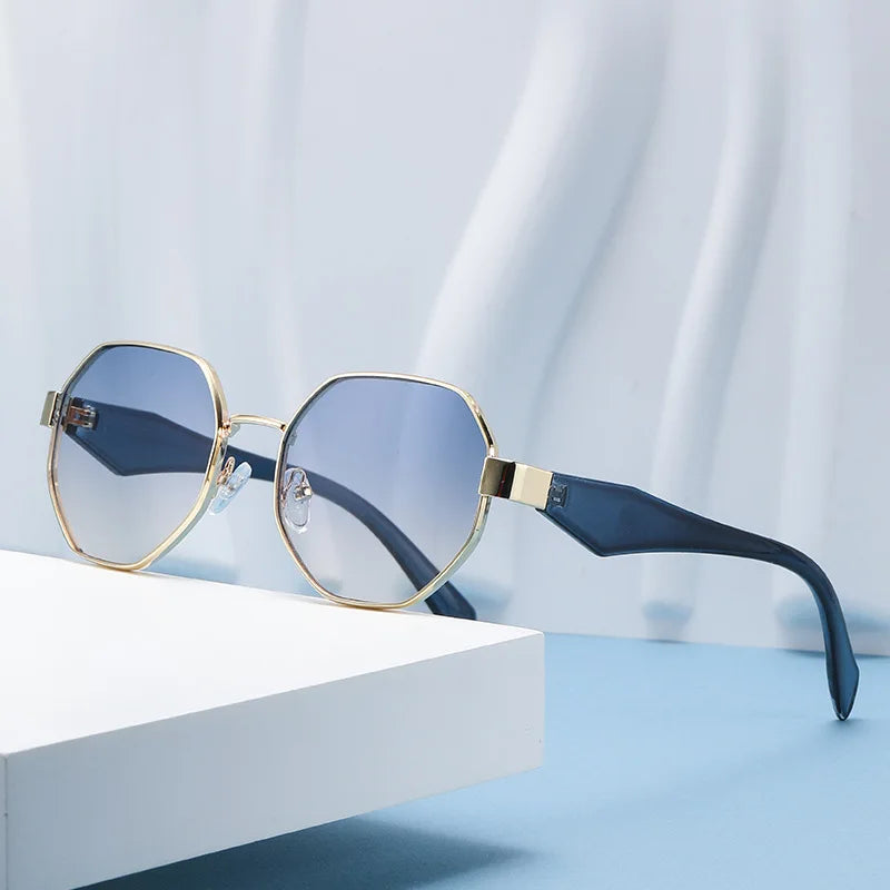 Unisex Rectangle Oval Vintage Square Sunglasses Shades Eyewear Anti-glare UV400