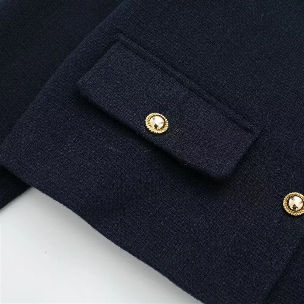 Women's Casual Temperament Flip Short Jacket
