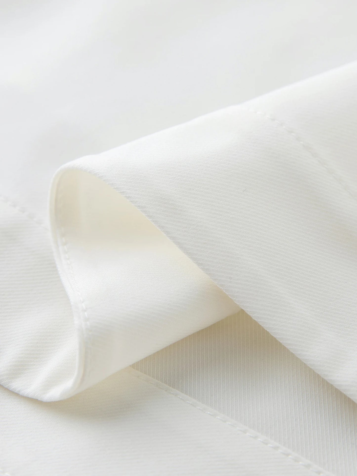 Plus Size Bow Lace Draped Collar Blouse Dress - White Cocktail Dress