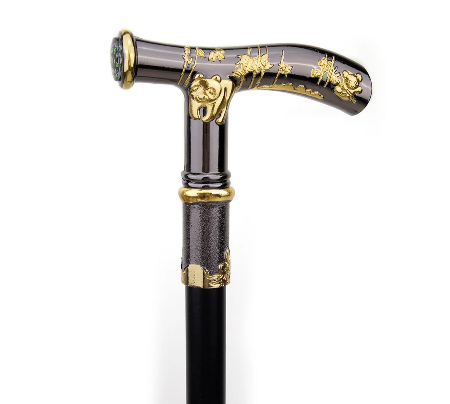 Elegant Compass Walking Cane - Decorative Gentleman's Walking Stick 93cm