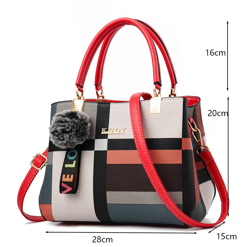 Women's PU Leather Crossbody HandBag