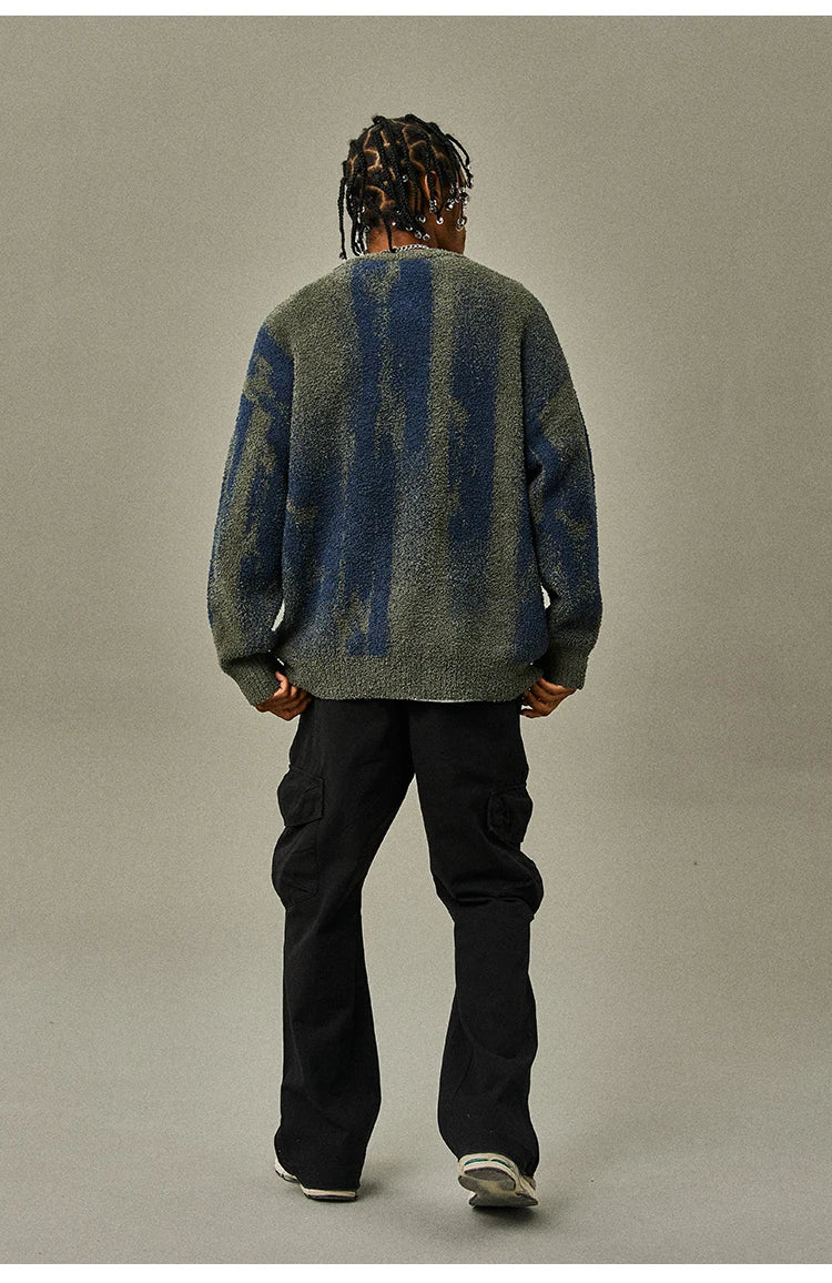 Men's Gothic Vintage Pullover Sweater