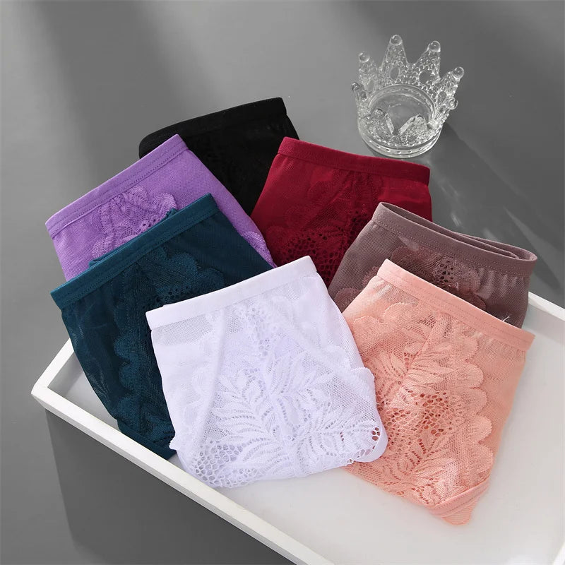 Lace Thong Panties - Sexy Low Waist G-String Underwear