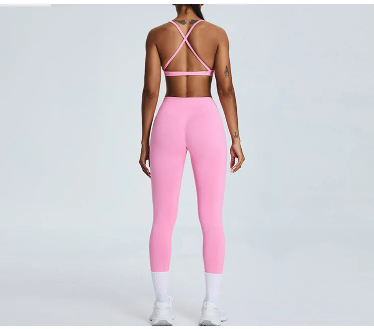 Women's High Waist Yoga Pants Fitness Running Tights Push Up Sports Gym Workout Leggings
