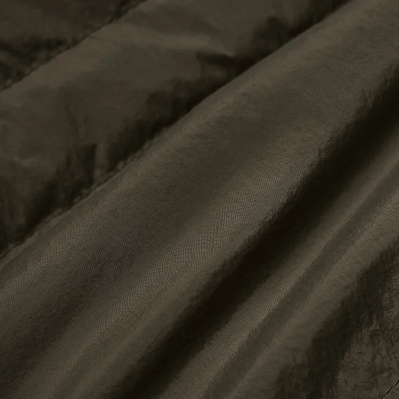 Water-Resistant Down Jacket Unisex - Streetwear Warm Loose Fit with Detachable Design