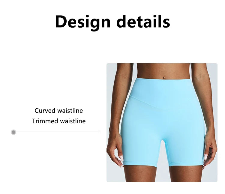 Women's Seamless Buttock Lift Sports Shorts  Running Scrunch Workout Yoga High Waist Gym Shorts