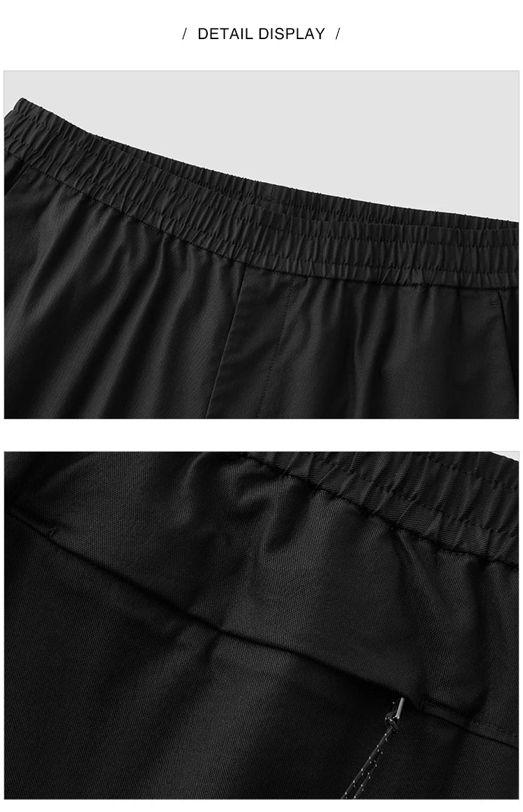 Commute Solid Straight Leg Trousers - Classic Versatile Autumn Pants