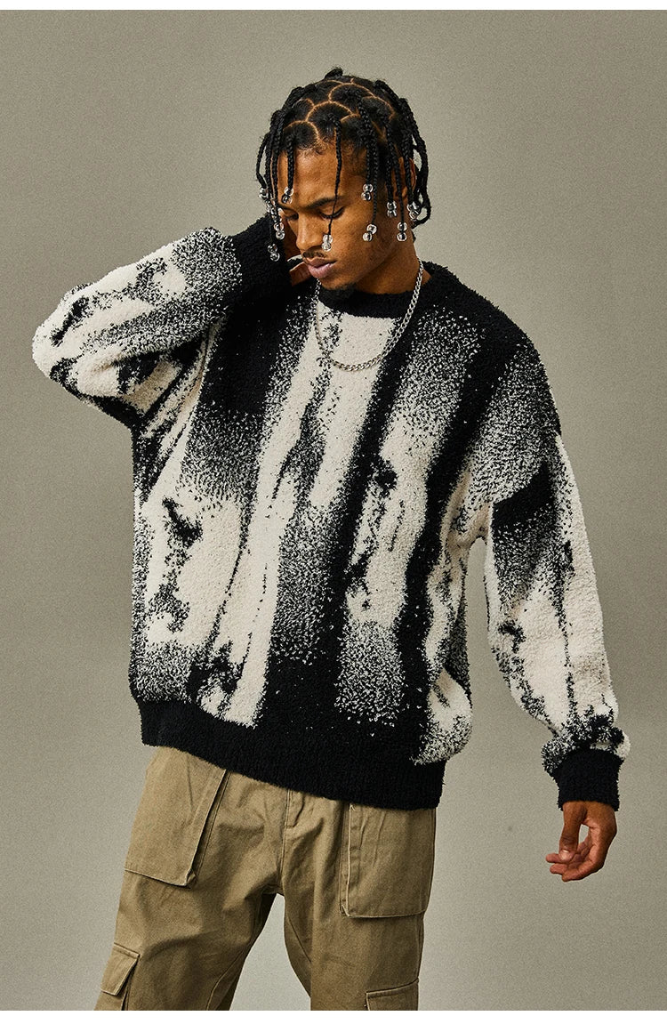 Men's Gothic Vintage Pullover Sweater