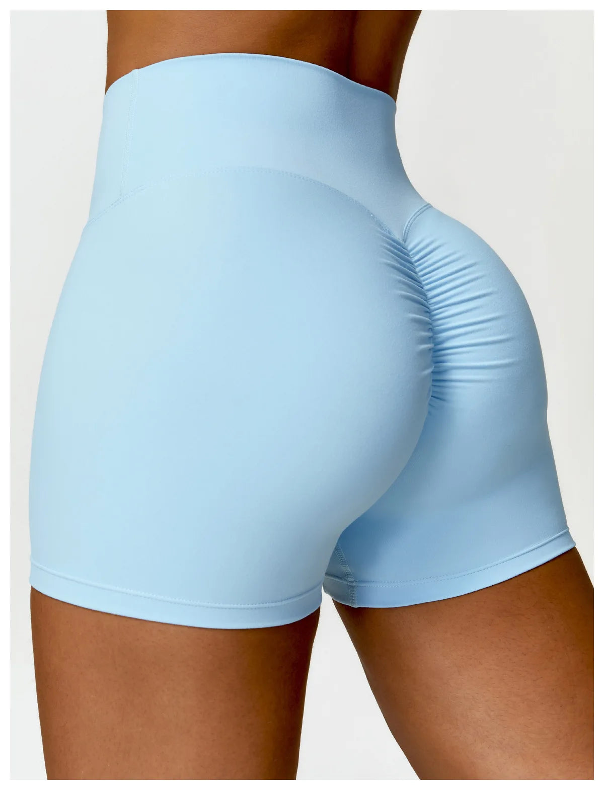 Women's Buttock Lift Scrunch Yoga Gym Leggings Cycling Slim Fit Workout  High Waist Sports Shorts