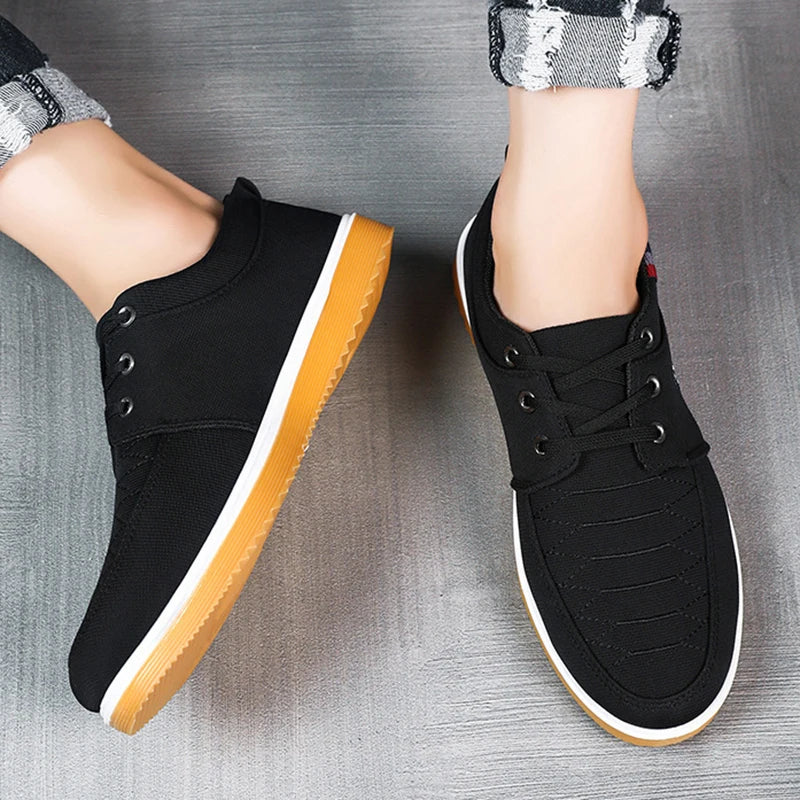 Men's Summer Casual Running Sport Lace Up Flats Sneakers Lightweight Shoes