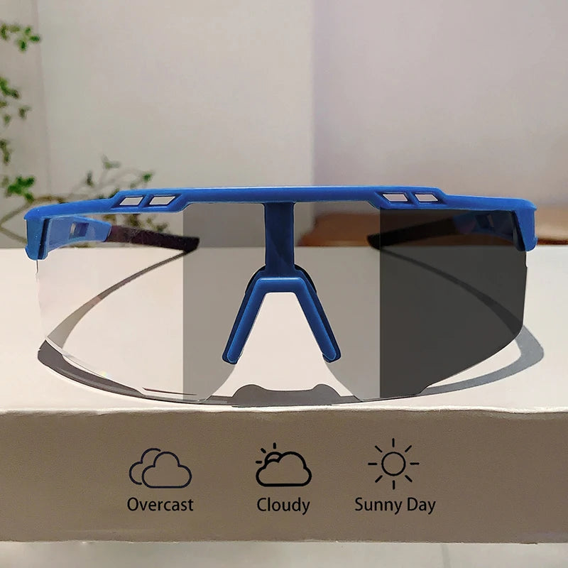 Men's Photochromic Sports Oversized Outdoor Goggle Sunglasses