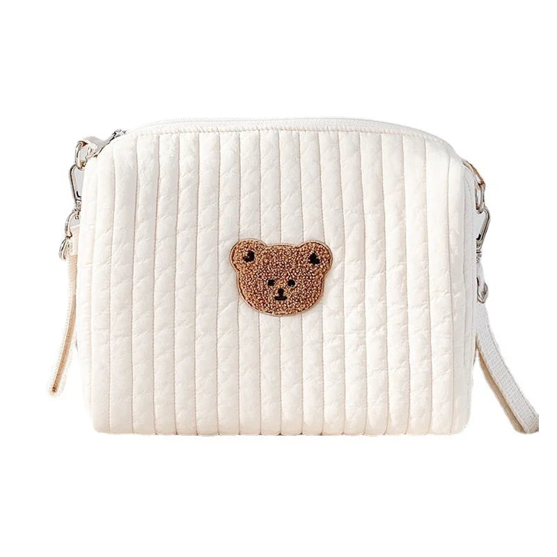 Cute Embroidery Baby Stroller Bag with Hook - Nappy Bag for Baby Accessories