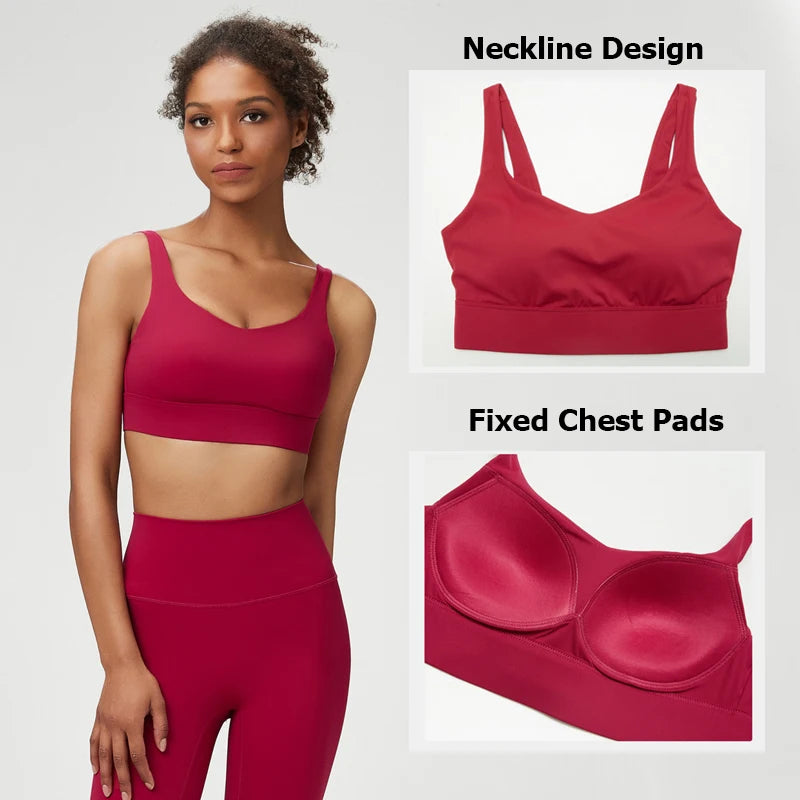 Women's Two Pieces Fitness Yoga Gym Breathable Workout Running Sportswear Set