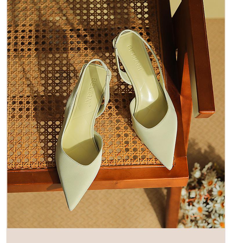 Women's Pointed Toe Thin Heel Ankle Straps Shoes