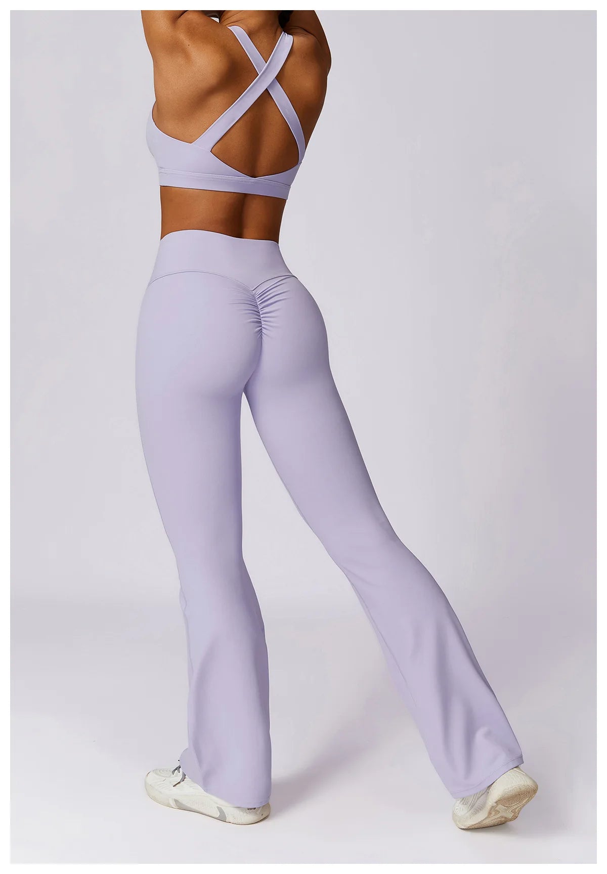 Women's 2Pcs Sports Fitness Tracksuit Workout Sportswear Quick-Drying Yoga Gym Yoga Set
