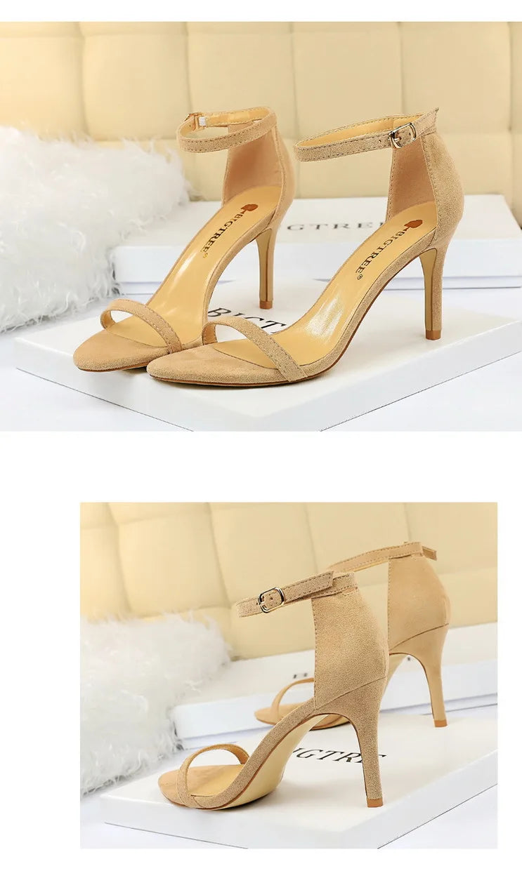 Women's Open Toe Summer High Heels Stiletto