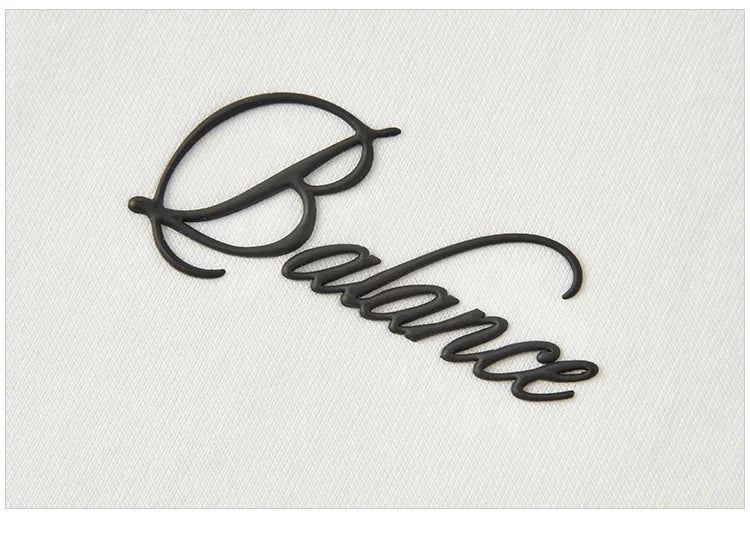 Women's Pure Cotton Short Sleeve T-Shirt - Simple Lettering Design