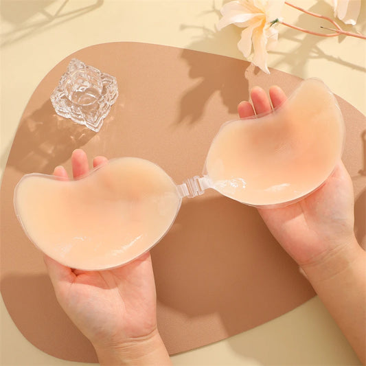 Reusable Silicone Nipple Covers - Self-Adhesive Invisible Breast Petals