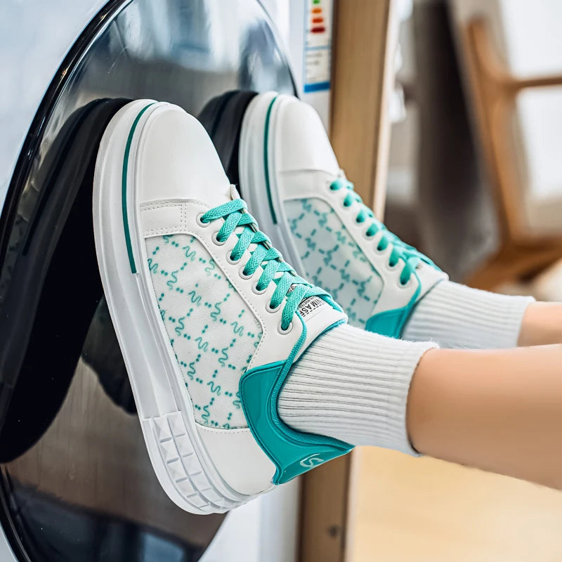 Men's Platform Skateboard Vulcanized Sneakers - Breathable Running Tennis Shoes