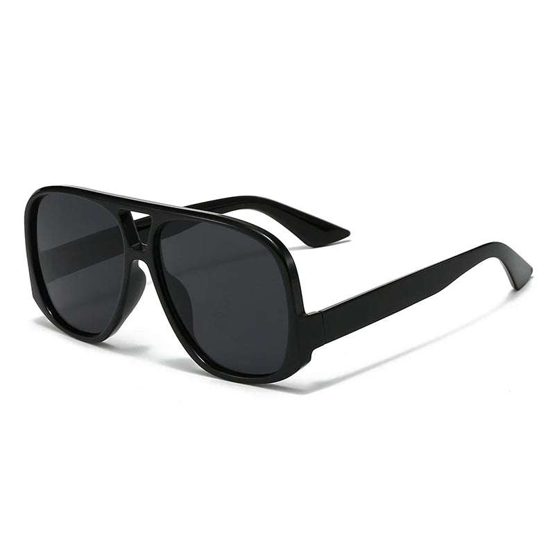 Unisex 1/3pcs Oversized  Double Bridges Sunglasses UV400
