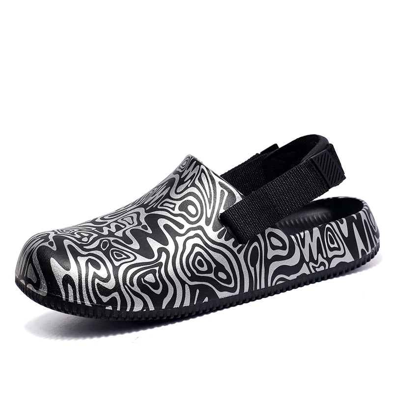 Men's Summer Slippers Outdoor Sandals Design Clogs Beach Slippers Flip Flop Casual Slides