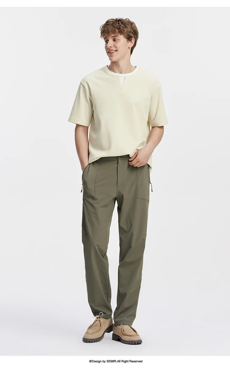 Functional Easy Care Trousers - Moisture Wicking Durable Autumn Pants