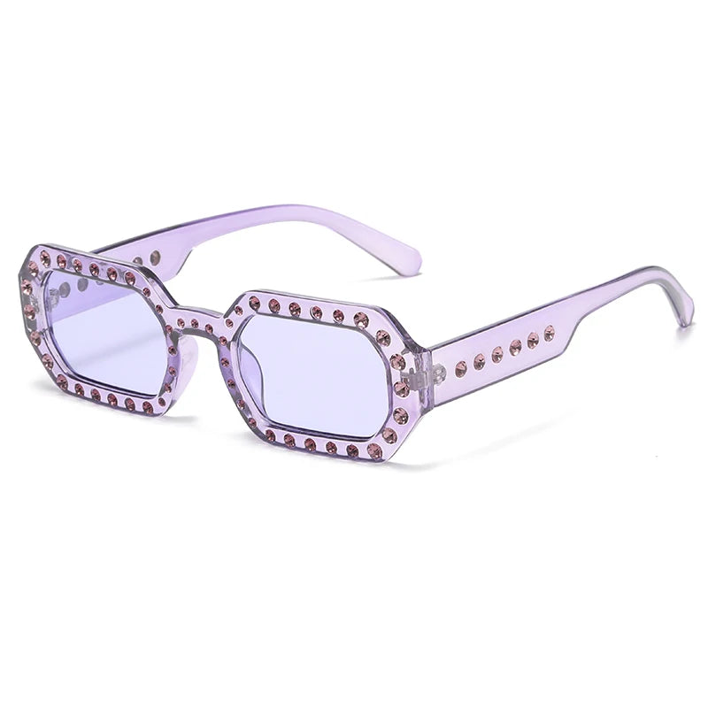 Rhinestone Fashion Sunglasses - UV400 Protection for Women & Men