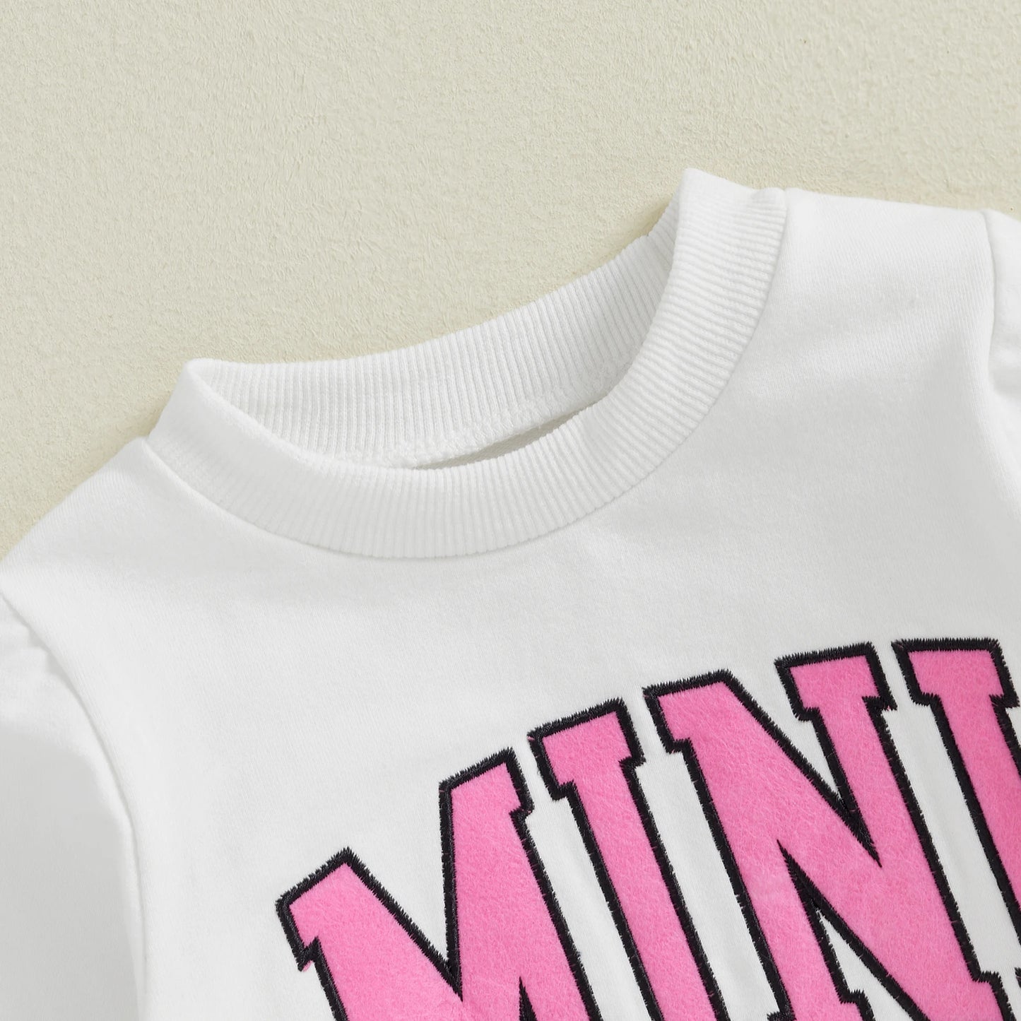 Family Matching Baby Sweatshirt - Long Sleeve Bow Embroidery Pullover