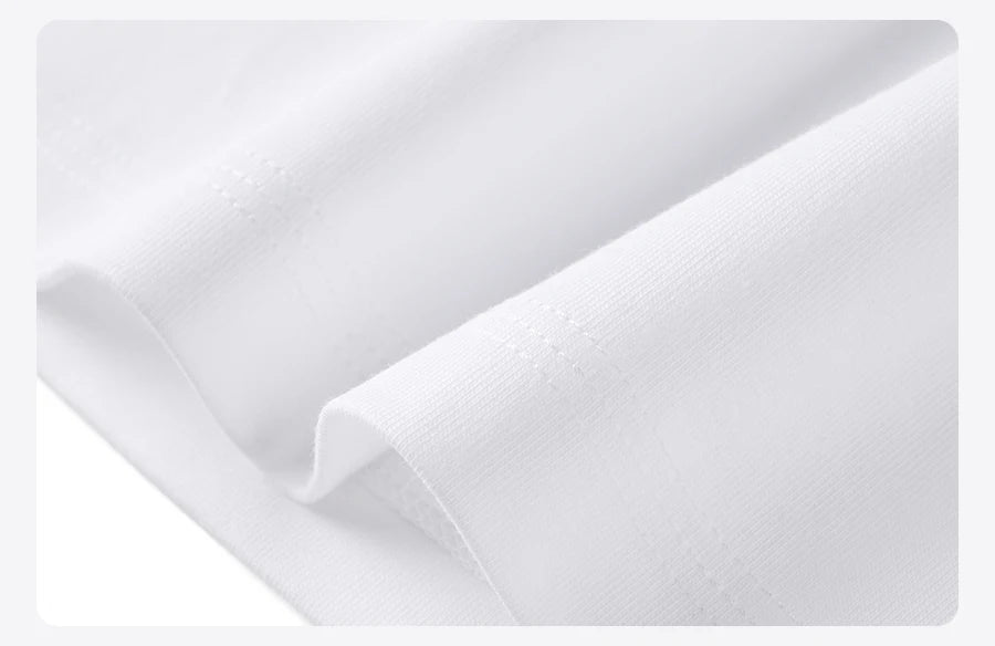 Men's Soft Letter Print T-Shirt - Cool Touch Breathable Cotton
