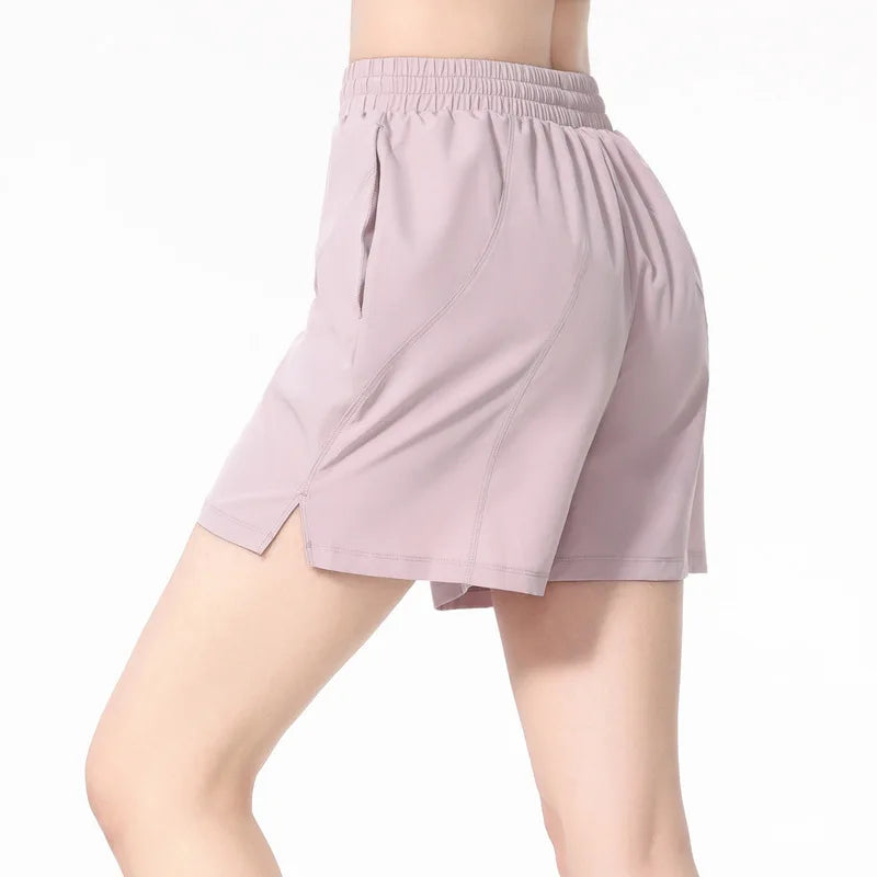 Women's Loose Running Shorts | Drawstring Waist with Pockets, Quick Dry S–XL