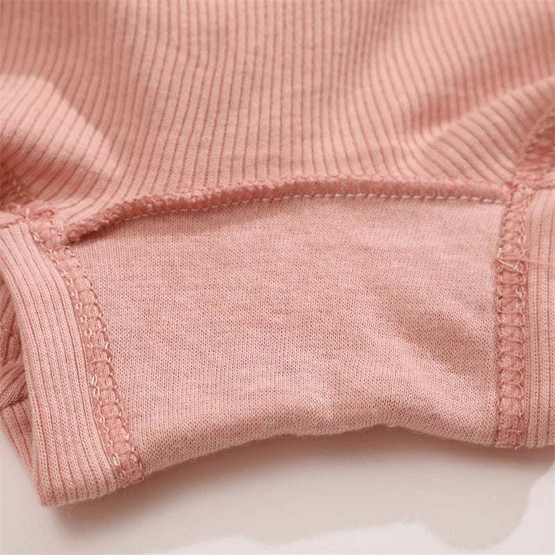 Women's Cotton Boxer Shorts - Seamless Mid Waist Safety Underwear