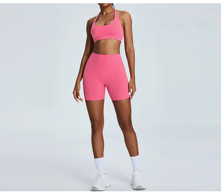 Women's Seamless Buttock Lift Sports Shorts  Running Scrunch Workout Yoga High Waist Gym Shorts