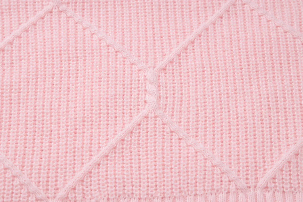 Women's Knitted Loose Casual Round Neck Pullover Versatile Sweater