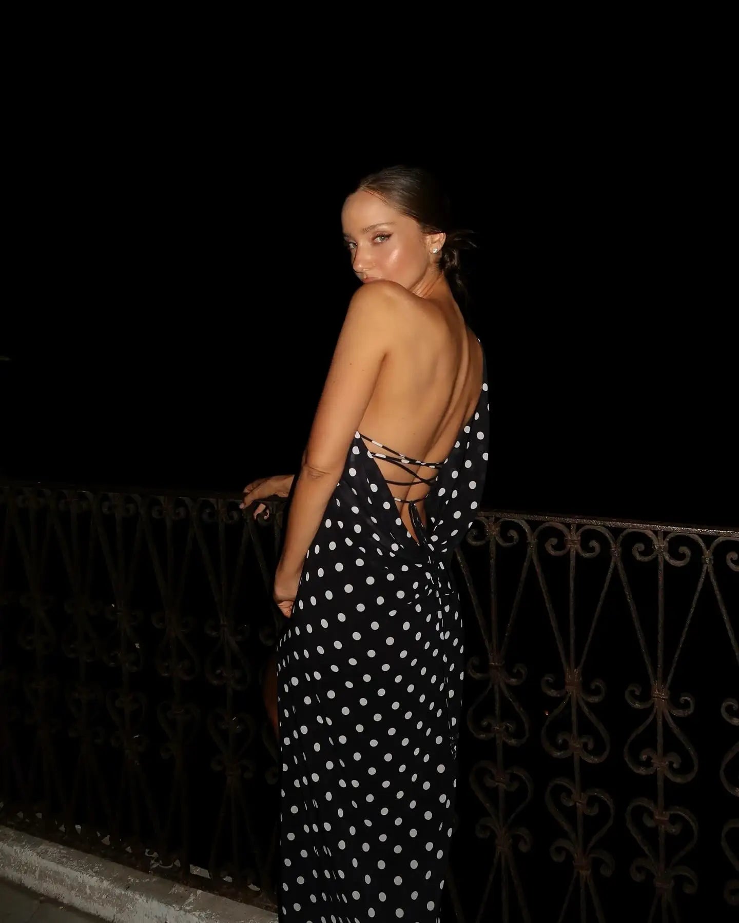 Women's One Shoulder Tummy Control Maxi Dress - Ruffle Mesh Evening Dress