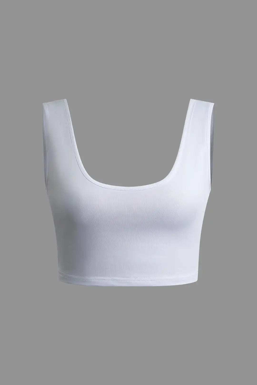 Women's Sleeveless Slit Two Piece Set - High Waist Long Skirt and Vest Bra