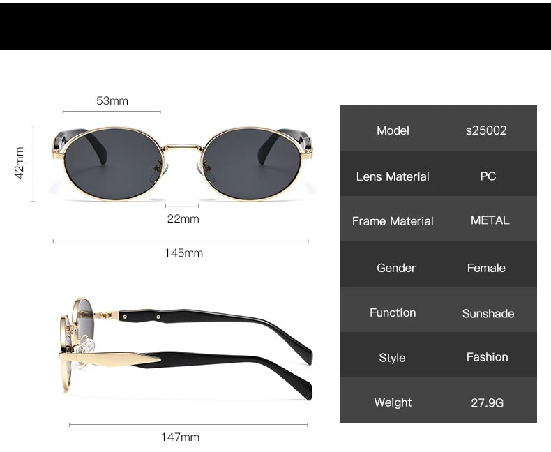Women's 1pcs/2pcs Sets Square Gradient Shade Sunglasses