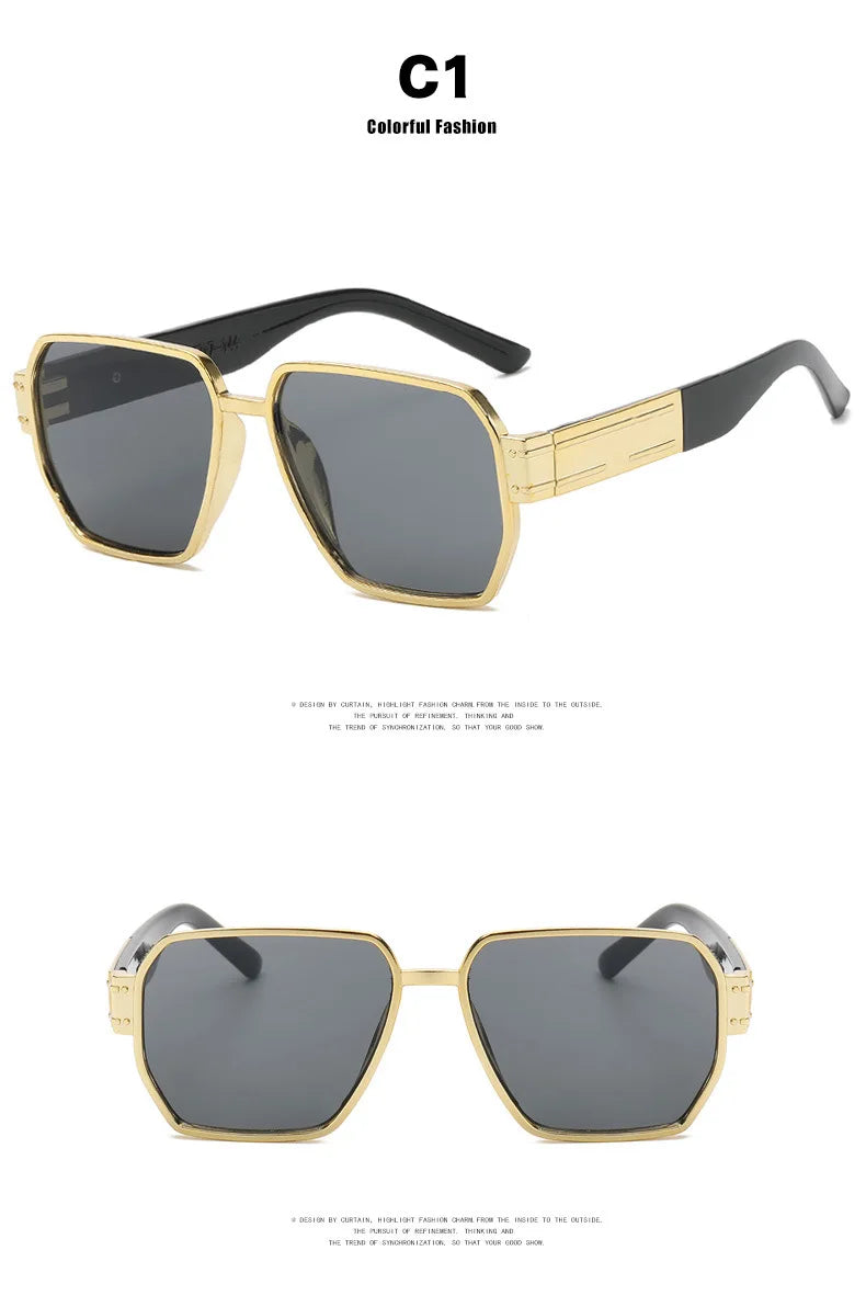 Retro Sunglasses - UV400 Protection Driving Eyewear for Men & Women