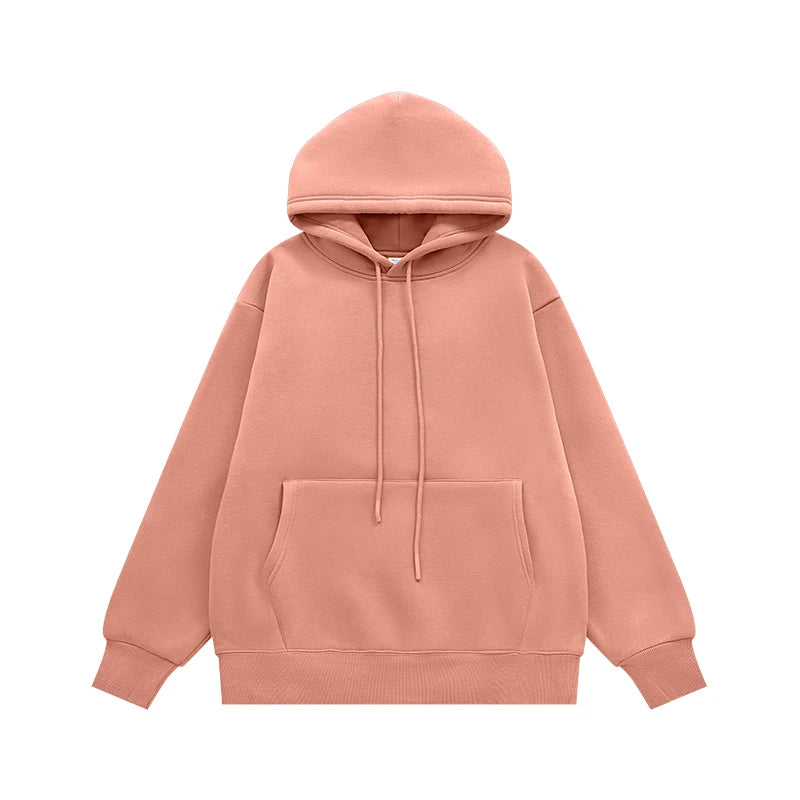 Unisex 350G Fleece Velvet Warm Hoodie