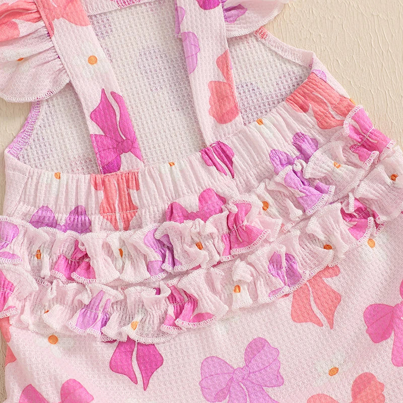 Lovely Baby Girls Romper Set with Headband (0-18M)