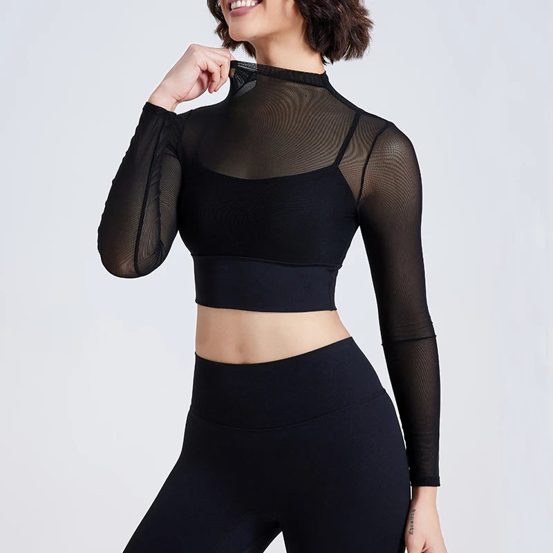 Women's Two Pieces Fitness Yoga Set - Gym Suit Super Stretch Breathable Running Sportswear Activewear Workout Set