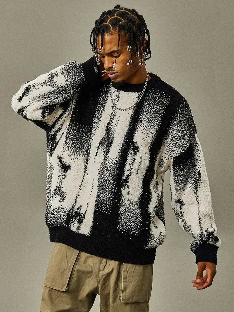 Men's Gothic Vintage Pullover Sweater
