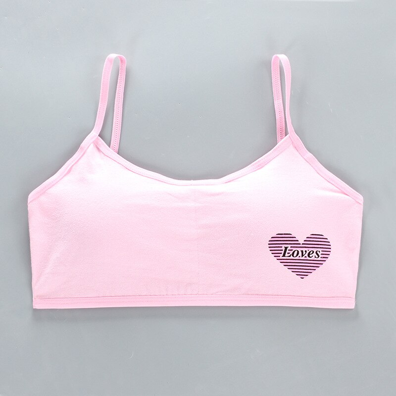 Girl's Cotton Vest Push up Bra 8-16 Years